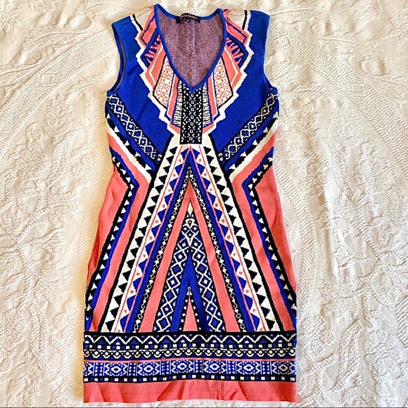 African Aztec Tribal Style Dress - Picture 1 of 7